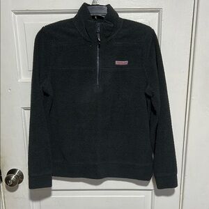 Vineyard Vines Gray Zip Up Jacket Fleece